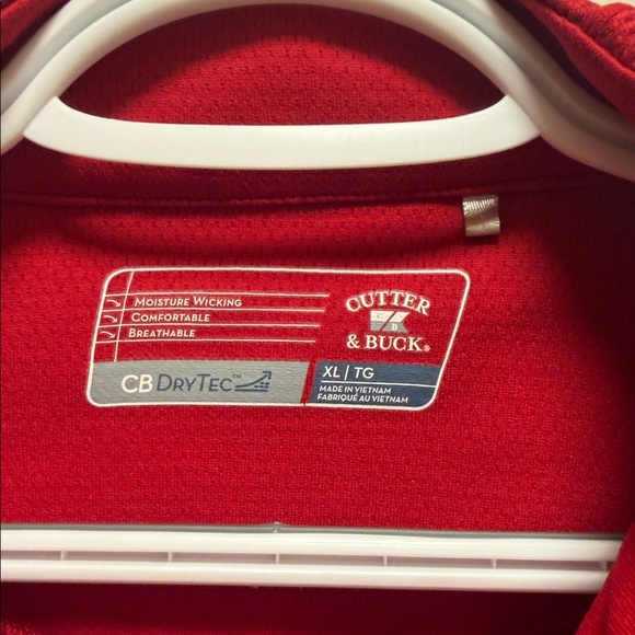 Cutter & Buck Full-Zip Jacket - Red - Picture 3 of 4